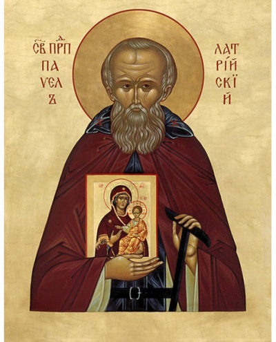 Icon: Holy Venerable Paul of Latriya - PL01