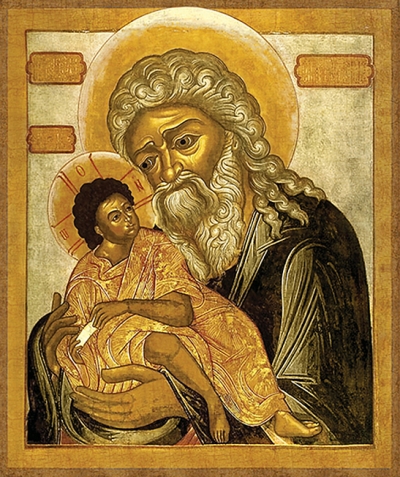 Icon: Holy Righteous Simeon the God-receiver - SB01