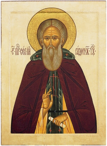 Icon: Holy Venerable Sergius of Radonezh - SR04
