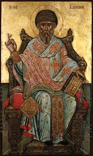 Icon: Holy Hierarch St. Spyridon of Thremethius the Wonderworker - ST02