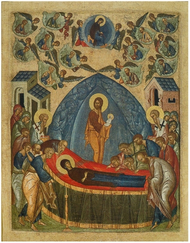 Icon: Dormition of the Most Holy Theotokos - U01
