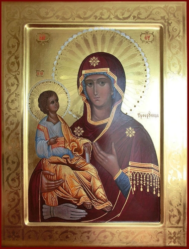 Icon: Most Holy Theotokos of the Three Hands - AN (11.8''x15.7'' (30x40 cm))