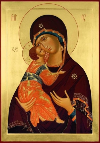 Icon: Most Holy Theotokos of Vladimir - O2