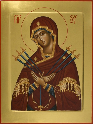 Icon: Most Holy Theotokos of the Seven Arrow - O