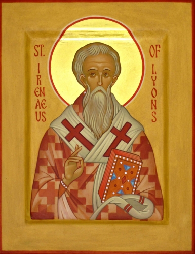 Icon: Holy Hierarch St. Irenaeus of Lyons - O