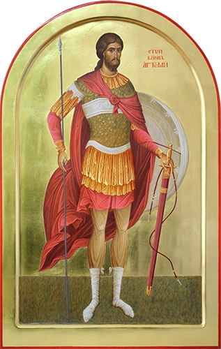 Icon: Holy Great Martyr Arthemius - O