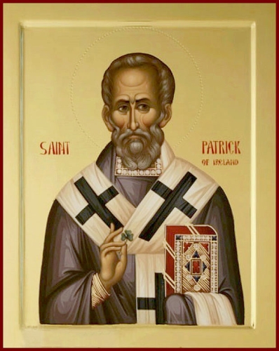 Icon: Holy Hierarch St. Patrick of Ireland - O