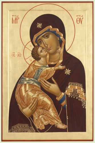 Icon: Most Holy Theotokos of Vladimir - O4