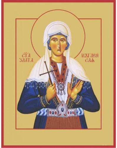 Icon: Holy Martyr Zlata - O