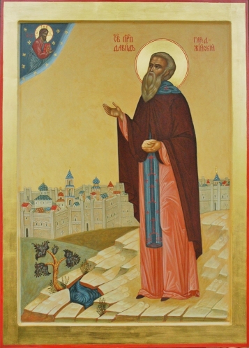 Icon: Holy Venerable David of Garedzhia - O