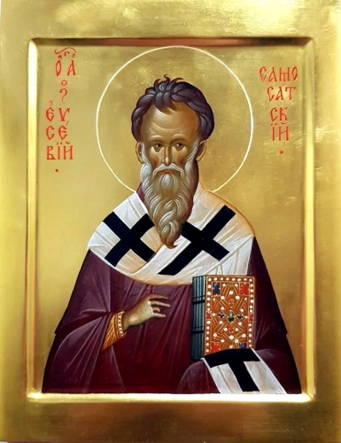 Icon: Holy Hieromartyr Eusebius of Samosata - O