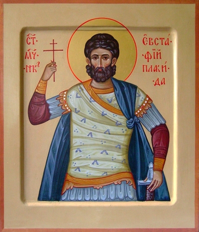 Icon: Holy Great Martyr Eustaphius Plakida - O
