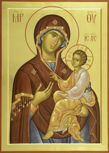 Icon: Most Holy Theotokos of Tikhvin - O