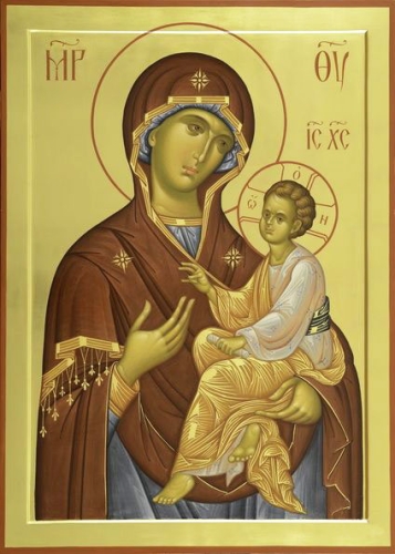 Icon: Most Holy Theotokos of Tikhvin - O