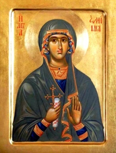 Icon: Holy Great Martyr Euphemia the Great - O