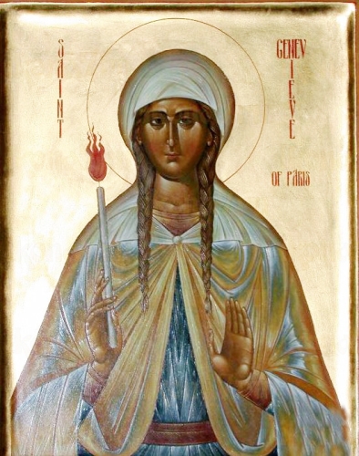 Icon: St. Genevieve of Paris - O