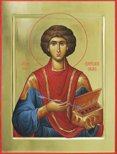 Icon: Holy Great Martyr and Healer Panteleimon - O