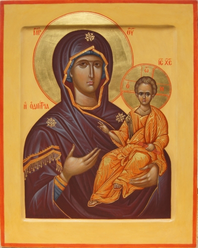 Icon: Most Holy Theotokos Hodigitria - R
