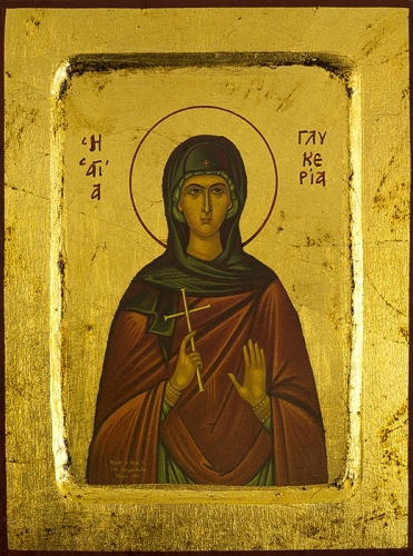 Icon: Holy Martyr Glyceria of Heraclea - 2569 (5.5''x7.1'' (14x18 cm))