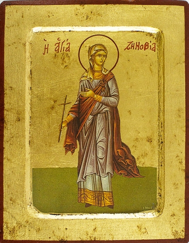 Icon: Holy Martyr Zenobia the Aegean - 2910 (5.5''x7.1'' (14x18 cm))