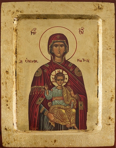 Icon: Most Holy Theotokos the Deliverer - 2617 (5.5''x7.1'' (14x18 cm))