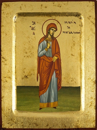 Icon: Holy Equal-to-the-Apostle St. Mary Magdalene - 3040 (5.5''x7.1'' (14x18 cm))