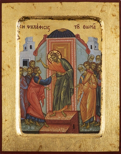 Icon: the Proofing of St. Apostle Thomas - 2230 (5.5''x7.1'' (14x18 cm))