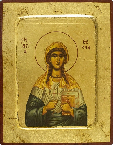 Icon: Holy Great Martyr Thecla - 2726 (5.5''x7.1'' (14x18 cm))