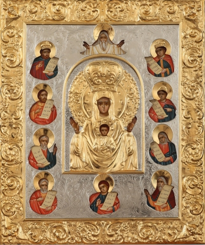 Religious icons: the Most Holy Theotokos of the Sign - 3