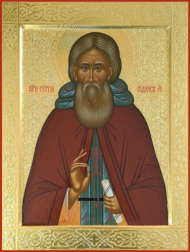 Icon: Holy Venerable Sergius of Radonezh - 1