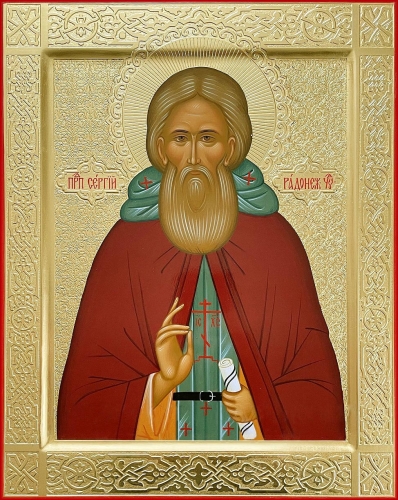 Icon: Holy Venerable Sergius of Radonezh - 2