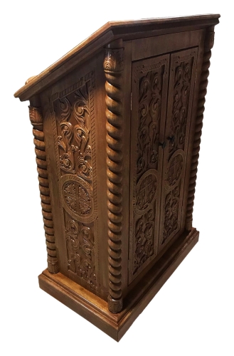 Carved lectern - S1