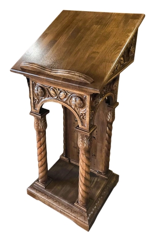 Carved church lectern - U14