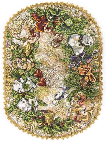 Tapestry Nativity napkin - 17
