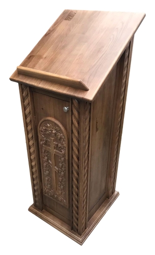Carved lectern - S11