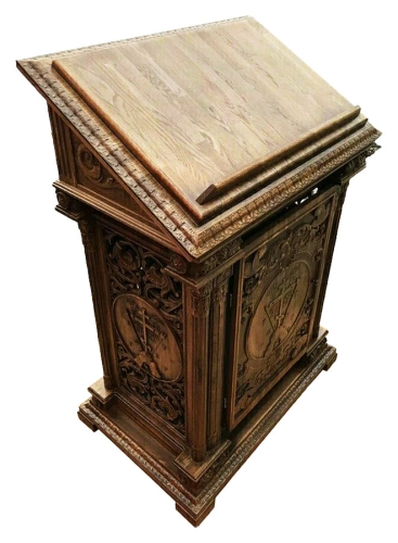 Double carved lectern - S14