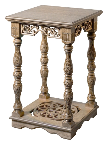 Carved litia table - S7
