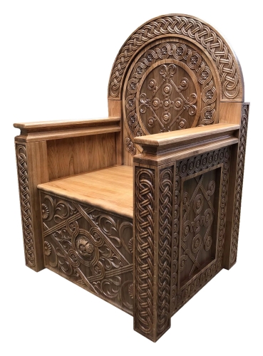 Carved Bishop throne - S15