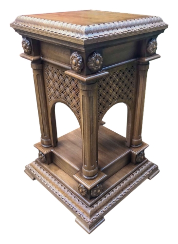 Carved reliquary table - S21