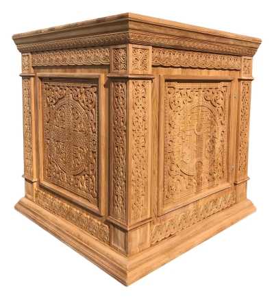 Carved Proskomidian (oblation) table - S5