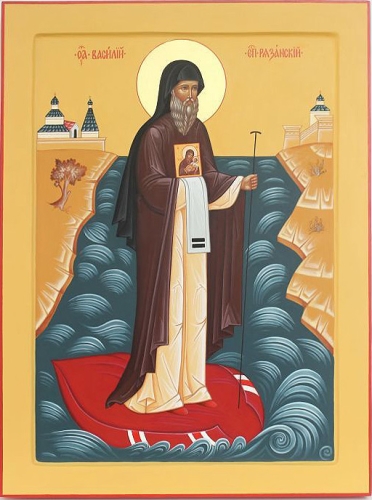 Icon: Holy Hierarch Basil of Ryazan' - I