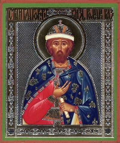 Religious Orthodox icon: Holy Right-believing Prince Romanus of Ryazan