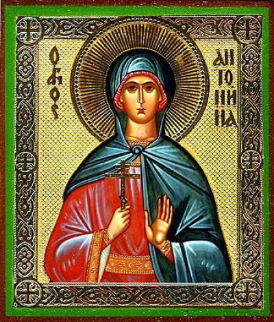 Religious Orthodox icon: Holy Martyr Antonina