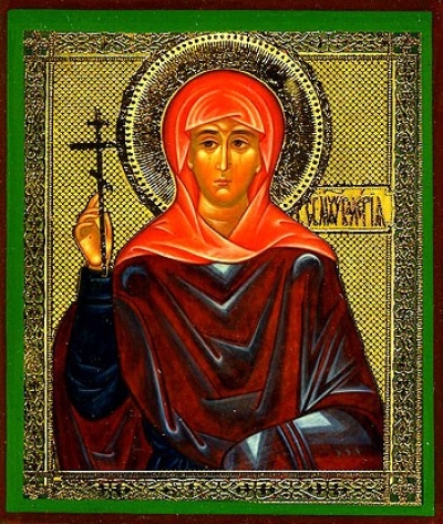 Religious Orthodox icon: Holy Martyr Valeria