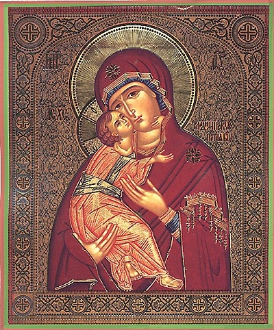 Religious Orthodox icon: Theotokos of Vladimir - 8
