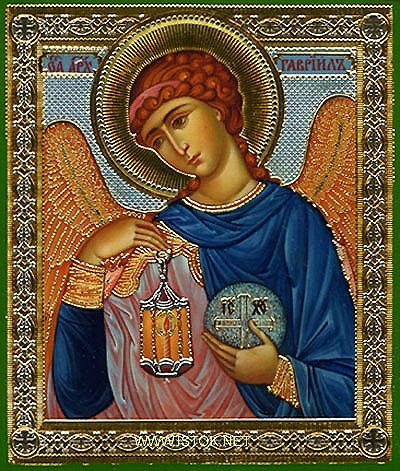 Religious icon: Holy Archangel Gabriel
