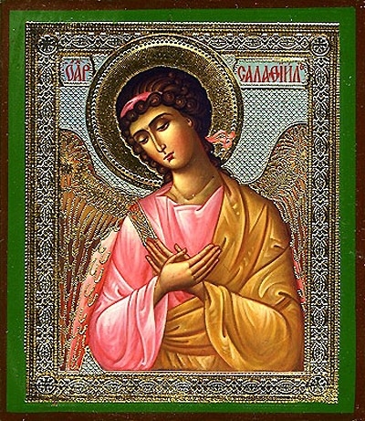 Religious Orthodox icon: Holy Archangel Selaphiel