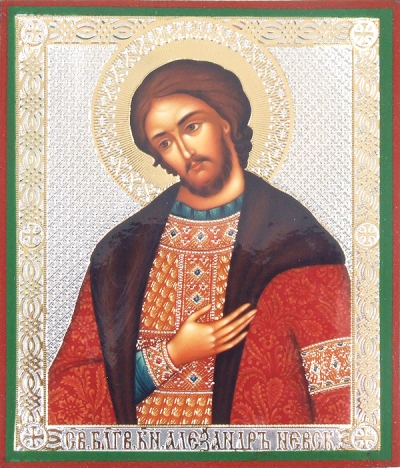 Religious icon: Holy Right-believing Great Prince Alexander of Neva - 3