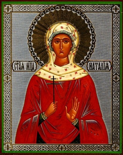 Religious Orthodox icon: Holy Martyr Natalie