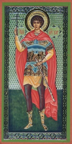 Religious Orthodox icon: Holy Martyr Varus